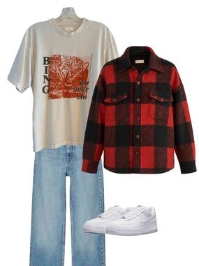 Anine Bing Vintage Tiger Stardust tee in Ivory